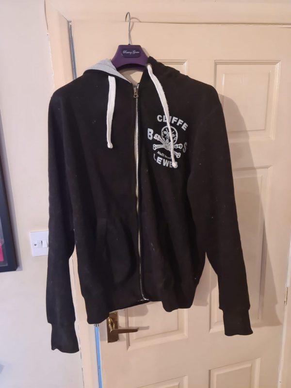 LIMITED EDITION glitter logo zip up hoodie